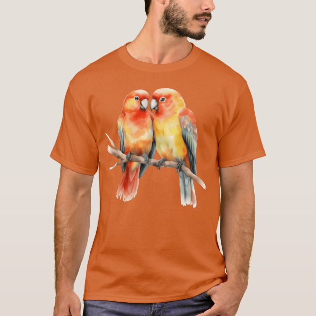 Two Love Birds gift T-Shirt (Front)