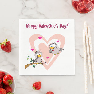 Two Love Birds Napkins