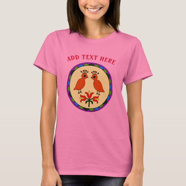Two Love Birds T-Shirt (Front)