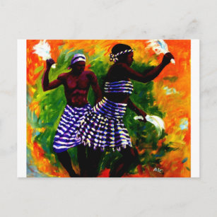 Two Lover By MOjisola A Gbadamosi  Okubule Postcard
