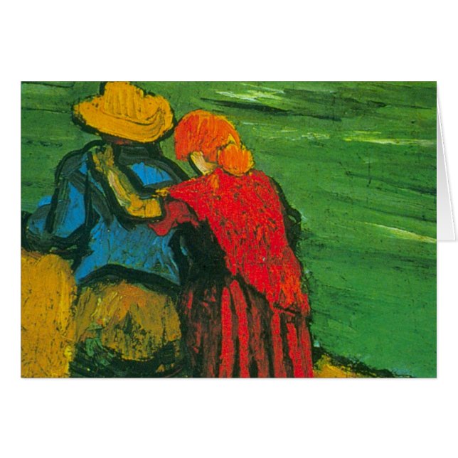 Two Lovers by Vincent van Gogh Cards (Front Horizontal)