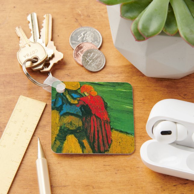 Two Lovers by Vincent van Gogh Keychain (Desk)