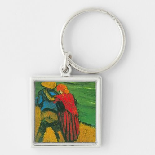 Two Lovers by Vincent van Gogh Keychain