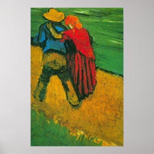 Two Lovers by Vincent van Gogh Poster