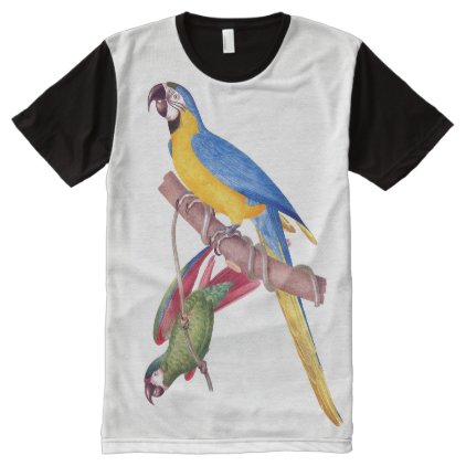 Two Macaw Parrot Birds Animals T-Shirt