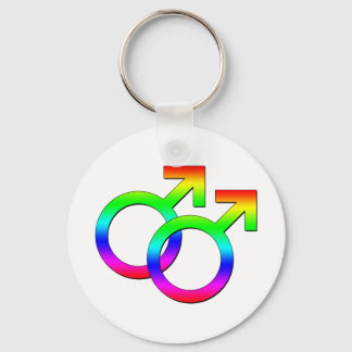 Two Male Signs Keychain