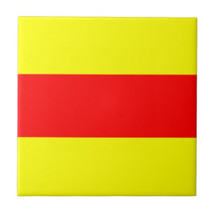 two maritime nautical alphabet number symbol flag ceramic tile