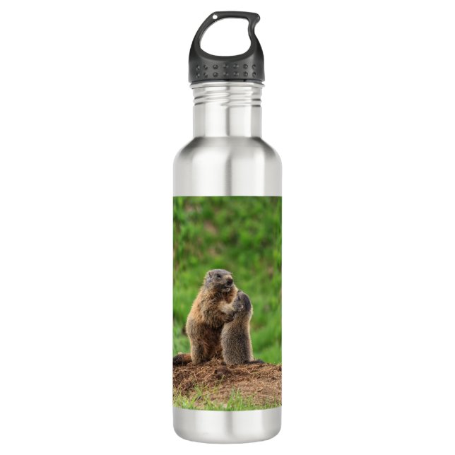 Two marmots stainless steel water bottle (Front)