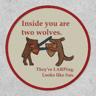 Two Medieval Wolves Patch