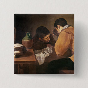 Two Men at Table, c.1620-21 Button