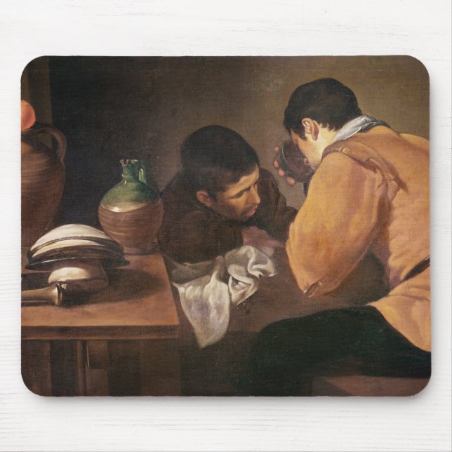 Two Men at Table, c.1620-21 Mouse Pad (Front)