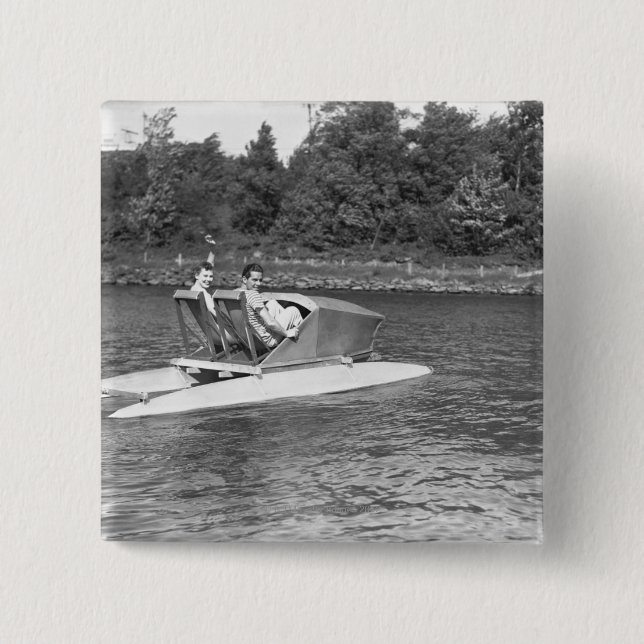 Two Men Button (Front)