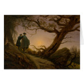 Two Men Contemplating the Moon (Front Horizontal)