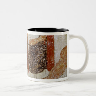 Two men, from the Tomb of the Augursx Two-Tone Coffee Mug