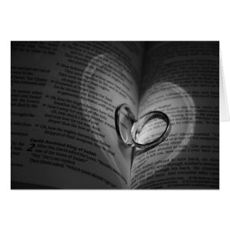 Two Men's Rings in Bible Cards
