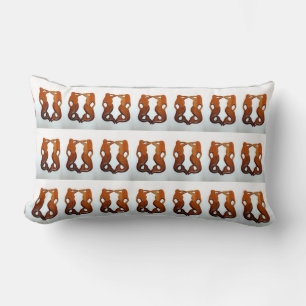 two mermaids pattern pillow