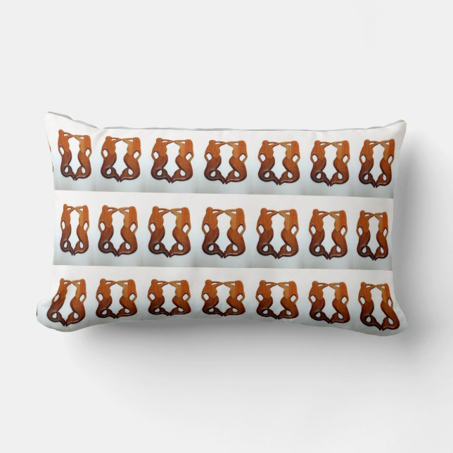 two mermaids pattern pillow (Front)