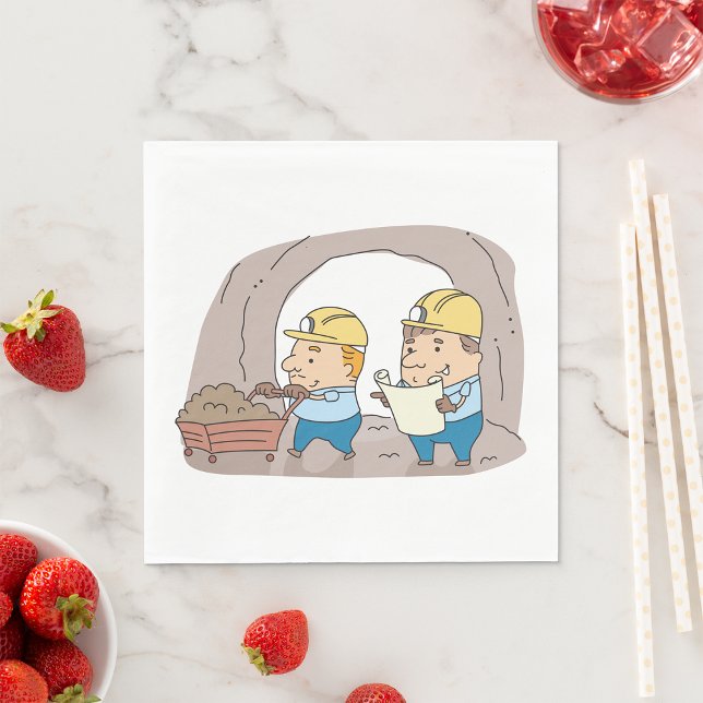Two Miners Napkins (Creator Uploaded)