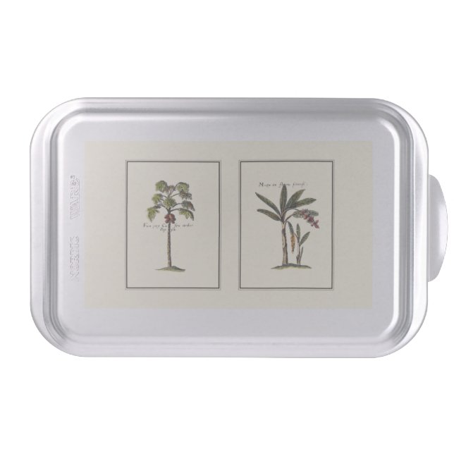 Two Miniature Framed Palm Trees Cake Pan (Front)