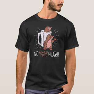 Two Moles Per Liter Cute Animal Chemist Costume T-Shirt