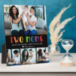 Two Moms Are Better Than One | Mother's Day Photo Plaque<br><div class="desc">"Two Moms Are Better Than One". Mother's Day should be something we celebrate every day, but since it only comes once a year, be sure to give the mothers in your life something that is personal and heartfelt. Take some time to express how much you love and appreciate them for...</div>