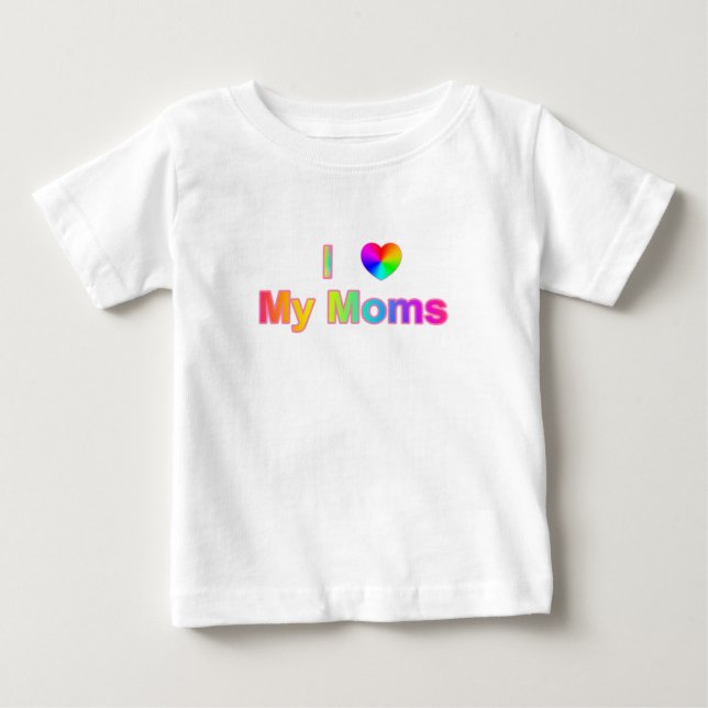 Two Moms Baby T-Shirt (Front)