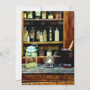 Two Mortar and Pestles and Glass Jar