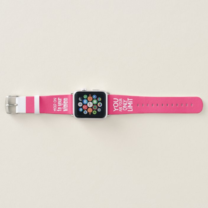 hot pink apple watch band