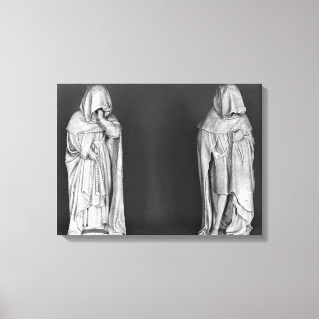 Two Mourners Canvas Print (Front)