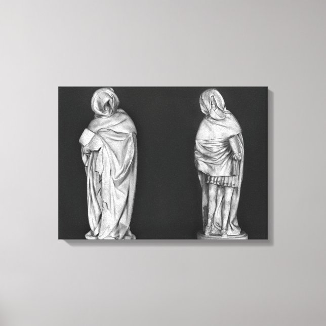 Two Mourners Canvas Print (Front)