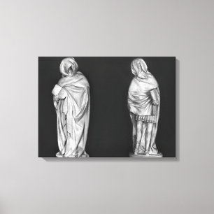 Two Mourners Canvas Print