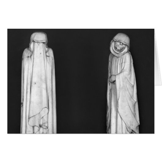 Two Mourners Cards (Front Horizontal)