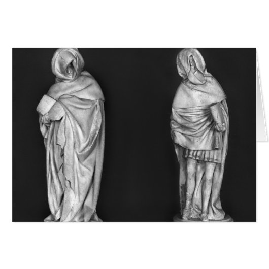 Two Mourners Cards (Front Horizontal)