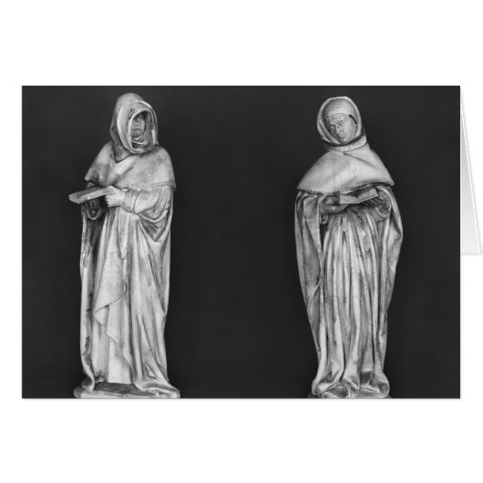 Two Mourners Cards (Front Horizontal)