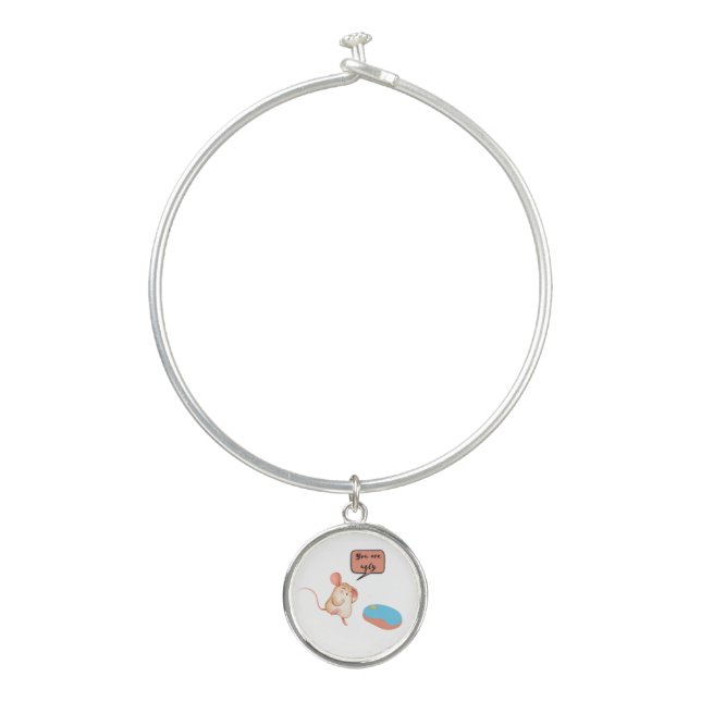 two mouses bangle bracelet (Front)