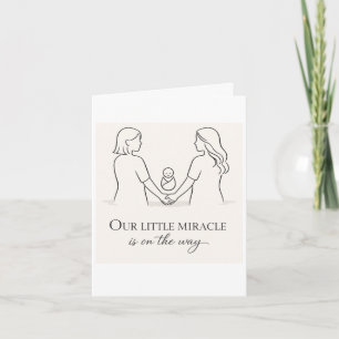 Two mums baby shower invitation