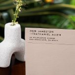 Two Names & Handwriting Modern Return Address Self-inking Stamp<br><div class="desc">Add a touch of charm and convenience to your mailings with our trendy return address rubber stamp. This stylish design features two names aligned to the left, with the word "and" written in a modern handwritten script placed below the first name and the second name next to it. Their home...</div>