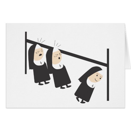Two nuns... cards (Front Horizontal)