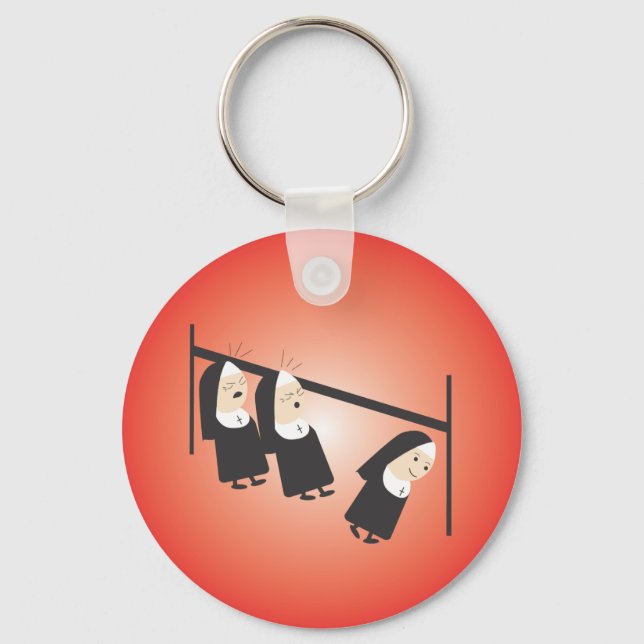 Two nuns... keychain (Front)