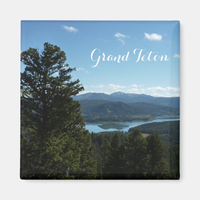 Two Ocean Lake at Grand Teton National Park Magnet (Front)