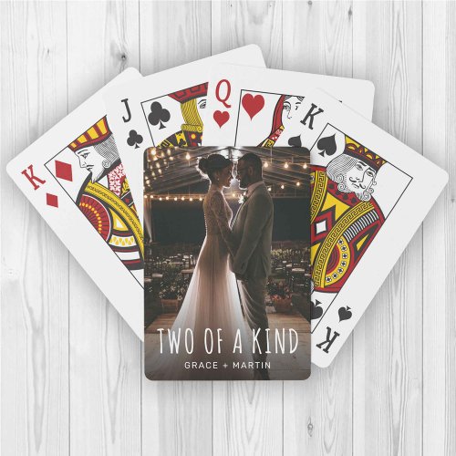 Two of a Kind Bride and Groom Playing Cards