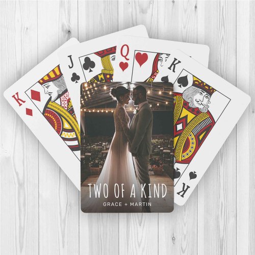 Two of a Kind Bride and Groom Poker Cards