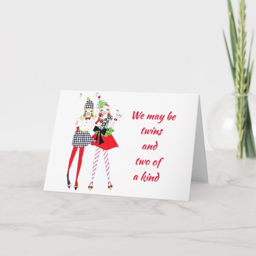 TWO OF A KIND BRING OUR OWN TO A PARTY FUN CARD
