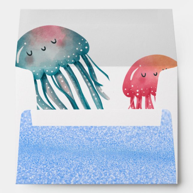 Two of a Kind Twin Jellyfish  Envelope (Back (Bottom))