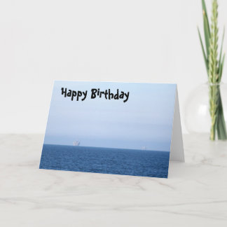 Two Oil Rigs Card