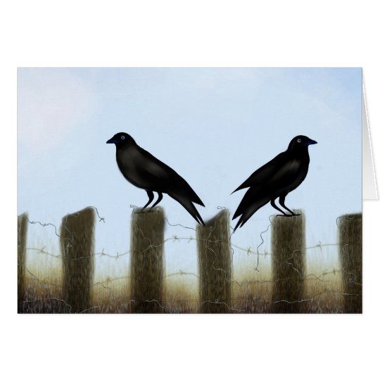 Two Old Crows Card