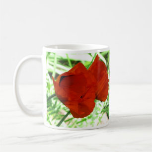 Two Oriental Poppies Flower Photo Coffee Mug