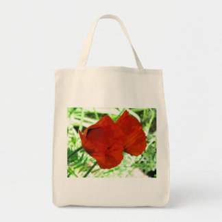 Two Oriental Poppies Flower Photo Tote Bag