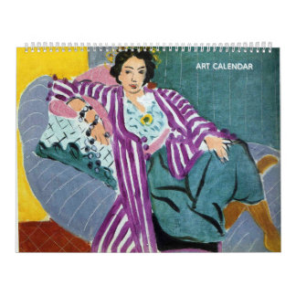 Two Page Art Calendar