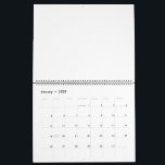 Two Page LargeCalendar, White Calendar<br><div class="desc">Create your own white personalizable,  minimalist style which can be easily updated with your Photo and text. If you need any help personalizing this product,  please contact me using the message button below and I will be happy to help.</div>